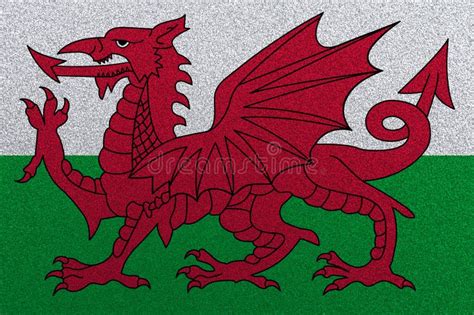 Flag Of Wales Wales Flag National Symbol Of Wales Country Fabric And