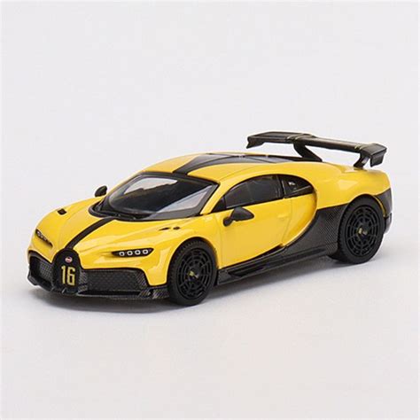 Mini Gt Bugatti Chiron Pur Sport Yellow Miniature Toy Shop