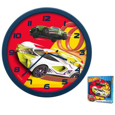 Relógio Parede Hot Wheels Loja da Criança