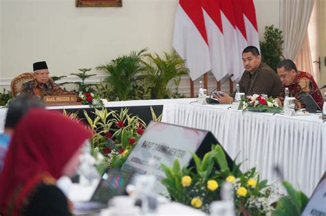 Rapat Dengan Wapres RI Menpora Dito Laporkan Koordinasi Lintas