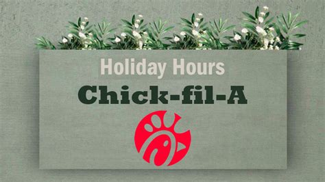 Chick Fil A Holiday Hours 2024 Schedule Maryl Sheeree