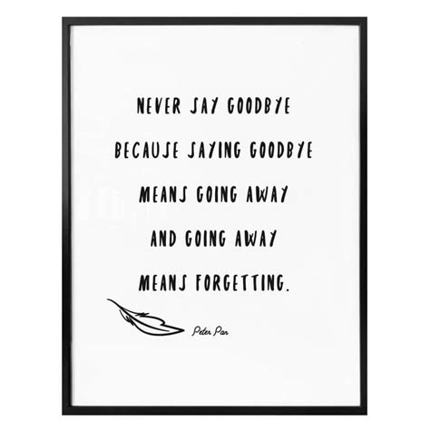 Poster Never Say Goodbye Wall