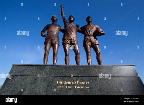 Manchester United The United Trinity A Statue Of Manchester Uniteds