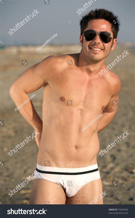 Naked Man On Beach Stock Photo 75693946 Shutterstock