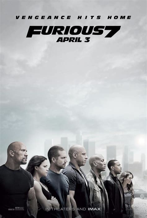 Fast And Furious 7 Promo Poster