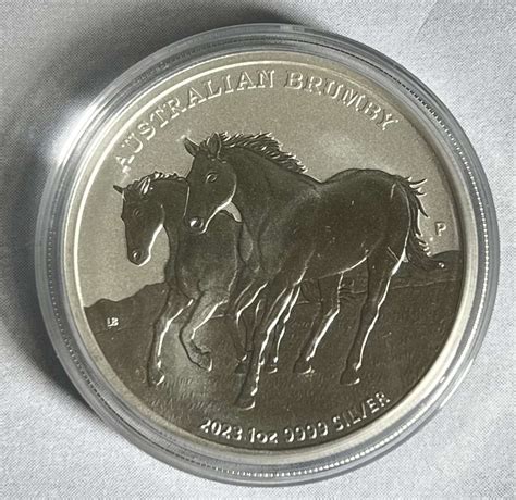 2023 Australia Australian Brumby 1 oz Silver Coin BU in Capsule – Goldex168