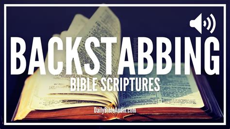 Bible Verses For Backstabbing Powerful Scriptures About The Betrayal