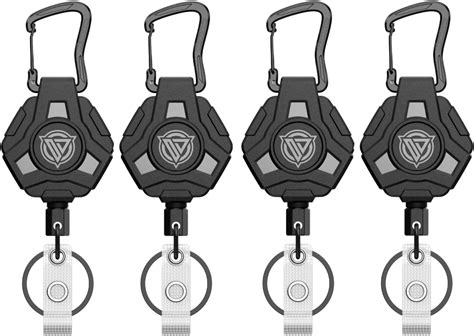 Amazon 3 Pack Retractable Keychain Heavy Duty Retractable