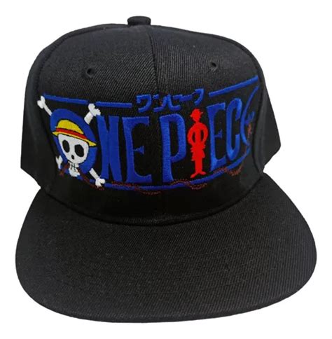 Gorra One Piece Luffy Adultos Bordada Logo Animé MercadoLibre