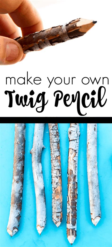 How to Make Twig Pencils - Made with HAPPY