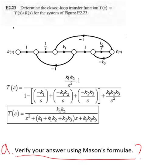 Solved Determine The Closed Loop Transfer Function T S Chegg