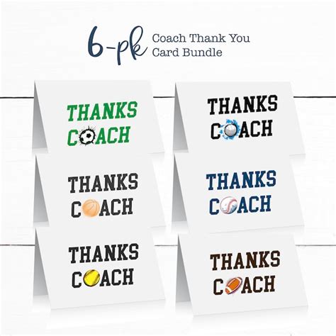 Coach Thank You - Etsy