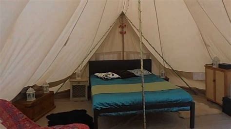 Inside Our Bell Tent Youtube