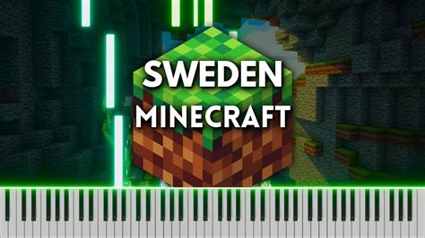 Sweden Piano Tutorial Cover Minecraft Free Midi Youtube