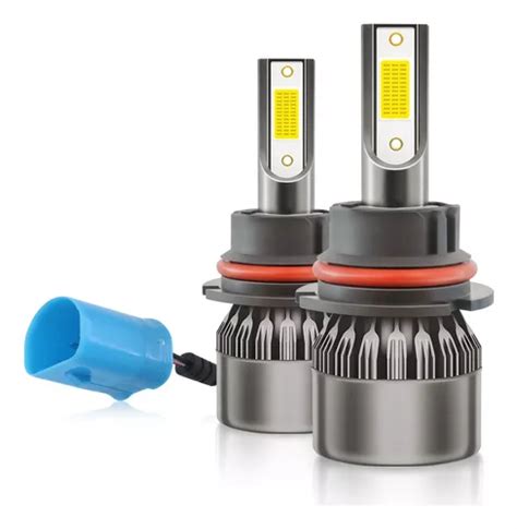 Kit Focos Led H4 9003 9007 Hb5 Alta Baja 8000lm 72w 6000k Meses Sin