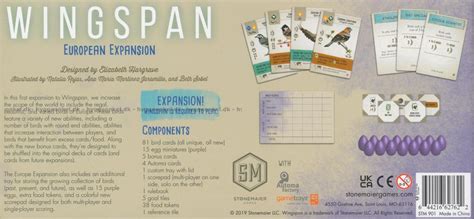 Kjøp Wingspan: European hos Boardgamer! - 644216627622