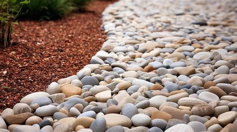 Premium AI Image CloseUp Gravel Garden Path