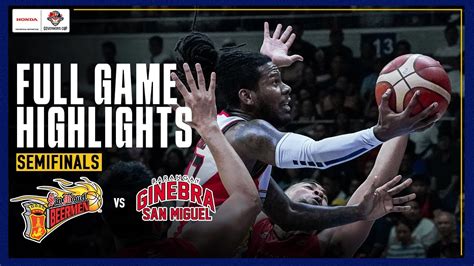 SAN MIGUEL Vs BRGY GINEBRA FULL GAME 2 SEMIS HIGHLIGHTS PBA