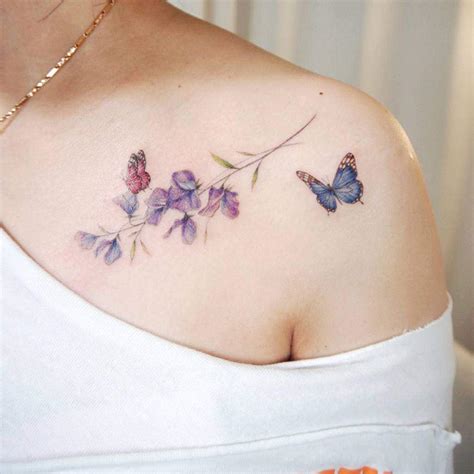 Top Sweet Pea Flower Tattoo Inspirations Brnnews