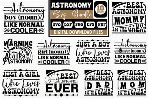 Astronomy Svg Bundle Graphic By Belysvgbundlefiles Creative Fabrica