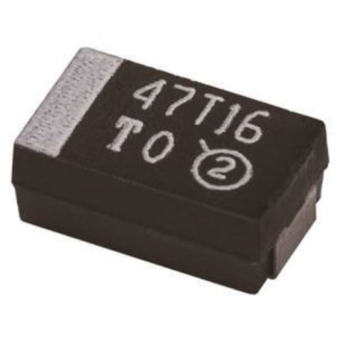 NIC Components 220 µF 10 Vdc Tantalum Capacitor Surface Mount 7343