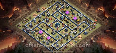 Best Anti 3 Stars War Base TH13 with Link, Anti Everything - Town Hall ...