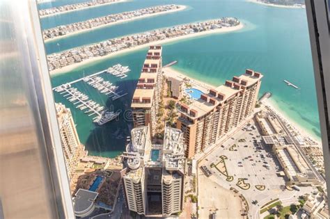 View From Observation Deck Of The Nakheel Mall Building To The Palm