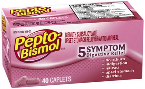 Buy Pepto Bismol Caplets Original Ea Pack Of Online At Lowest