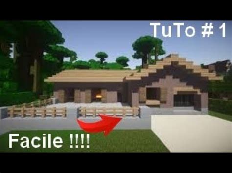 Tuto Comment Construire Une Belle Maison Sur Minecraft Facile