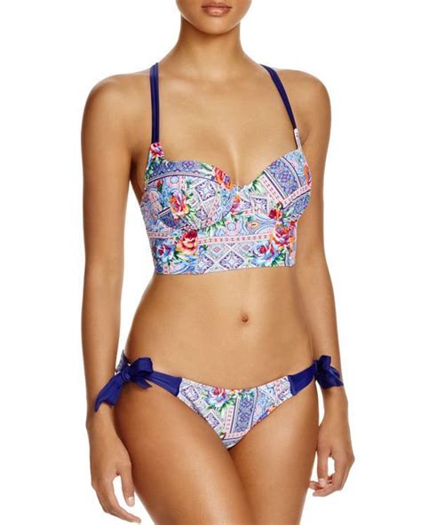 Profile Blush By Gottex Turkish Delight D E And F Cup Bustier Bikini Top