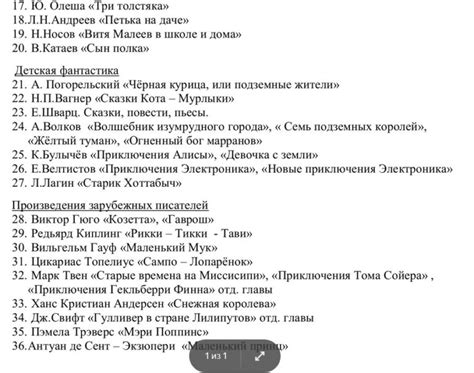 Список чтения на лето 3 класс - Эффективная начальная школа