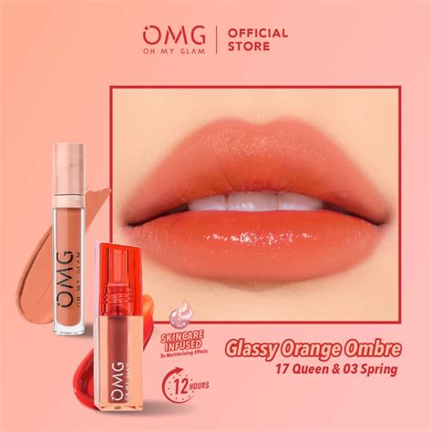 Jual Wawa Ombre Viral Ombre Omg Glassy Lip Tint Omg Mattelast Lip