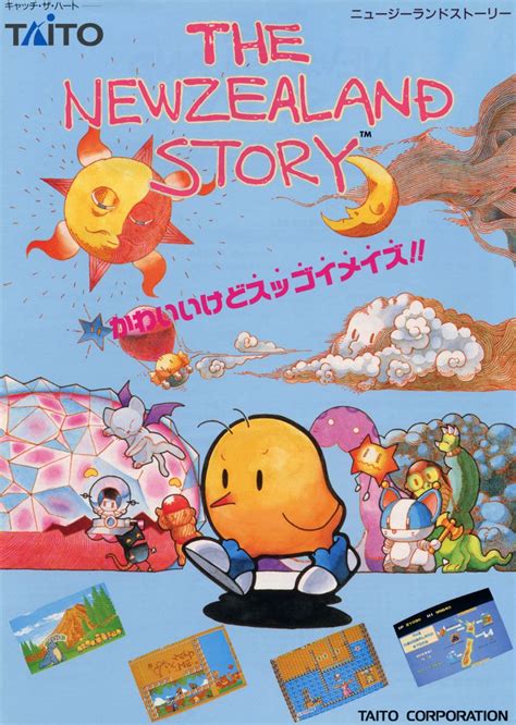 The New Zealand Story Taito Arcade Game Flyer