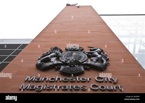 Manchester City Magistrates Court Manchester Greater Manchester Stock