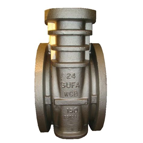 China 600LB WCB Knife Gate Valve Body Casting Manufacturers And