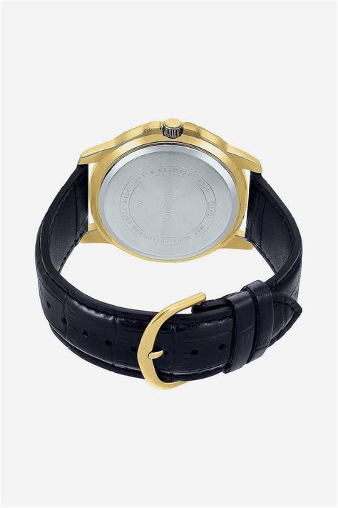 Reloj Anal Gico Casio Correa De Cuero De Prati Tienda Online