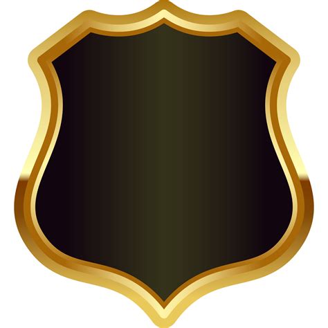 Gold Badge Frame Png