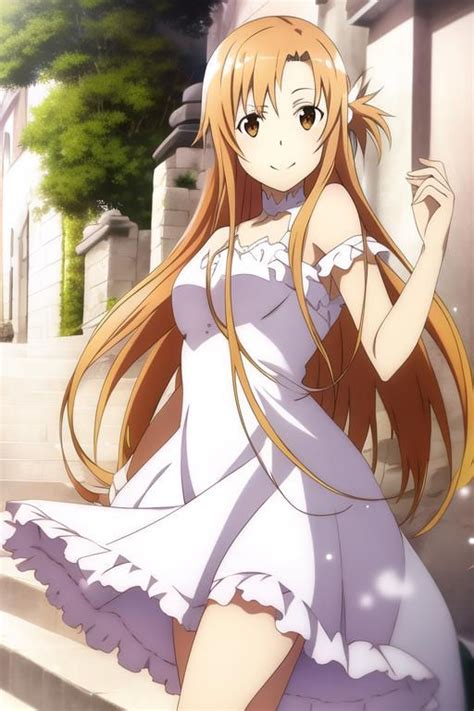 Asuna white dress. by Kitshito12 on DeviantArt