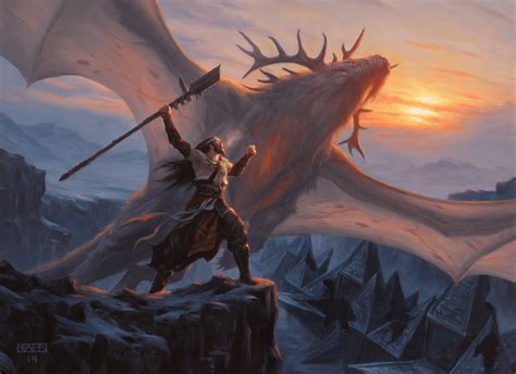 Sarkhan S Triumph Mtg Art From Dragons Of Tarkir Set By Chris Rahn