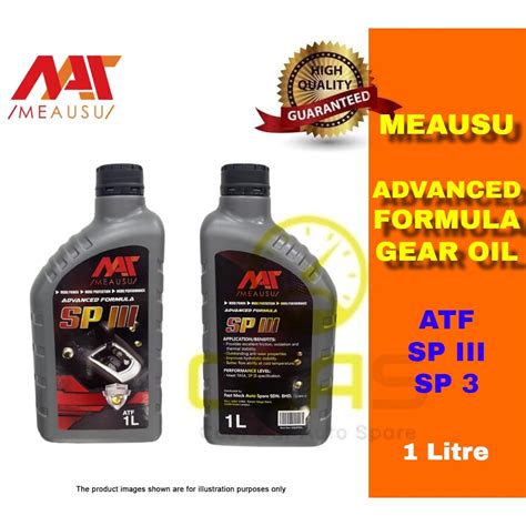 Meausu Atf Sp Iii Sp Sp L Auto Transmission Fluid Gear Oil Litre