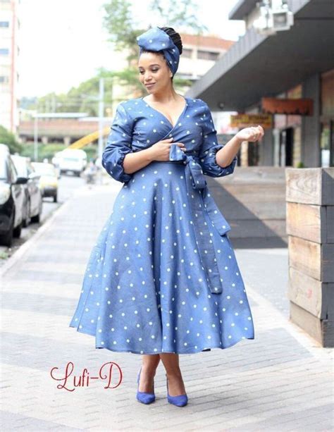 Latest Shweshwe Traditional Dresses 2019 • Stylish F9 Sotho Traditional