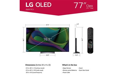 Lg Inch Class C Series Oled Evo K Uhd Smart Webos W Thinq Ai