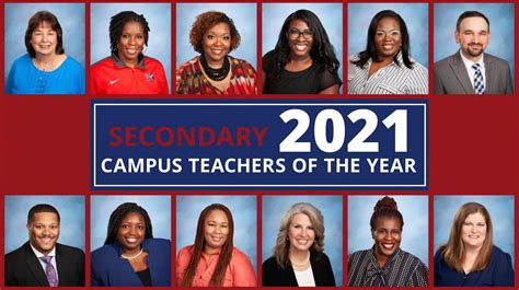 Celebrating the 2020-2021 Duncanville ISD Campus Teachers of the Year