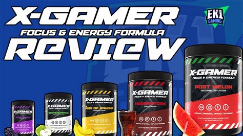 X Gamer Energy The Best Energy Drink For Gamers Youtube