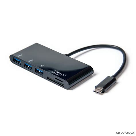 Usb C To Multi Card Reader And 3 Port Usb Hub Elite Commnications