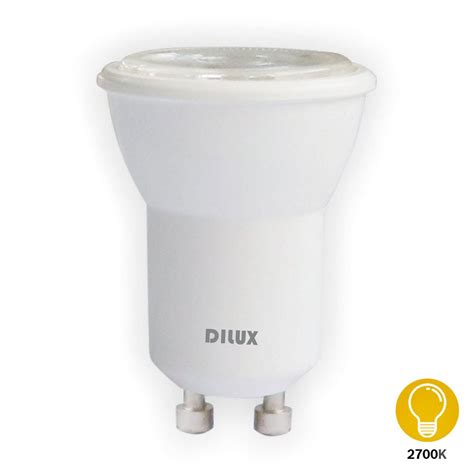 Lâmpada Led Dicróica Mr11 3 5w Bivolt 2700k Dilux Ref Di82041