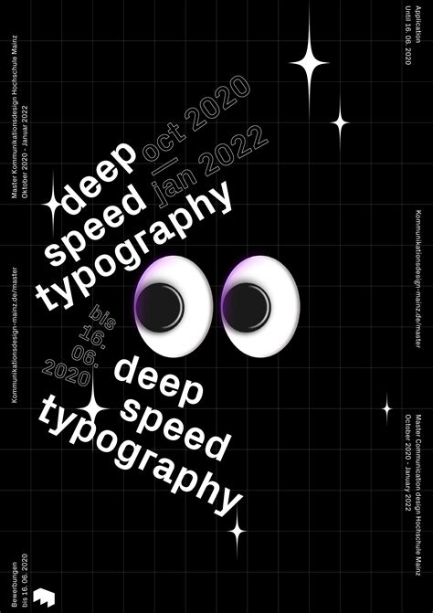 Deep Speed Typography 2020 On Behance