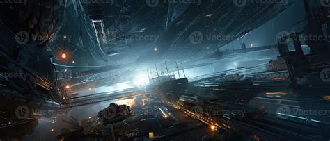 Futuristic sciFi huge battle spaceships. Futuristic sciFi huge battle ...