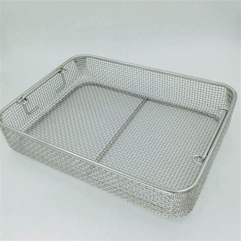 Retail Stainless Steel Wire Mesh Aluminum Endoscope Washer Tray Box