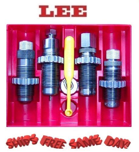 Lee Precision Deluxe Carbide 4 Die Set For 45 Acp 90968 New